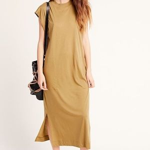 Free People All Day Long Midi T-Shirt Dress